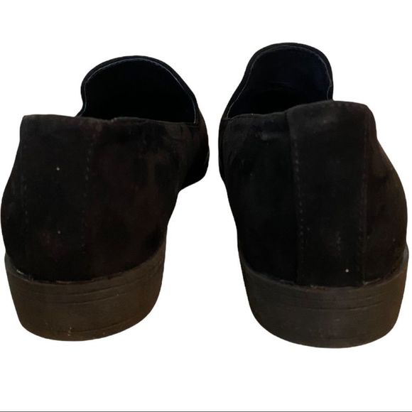 NEW STEVE MADDEN DANNIE BLACK FAUX SUEDE SLIP ON FLATS SHOES SIZE 8.5 - Picture 8 of 13